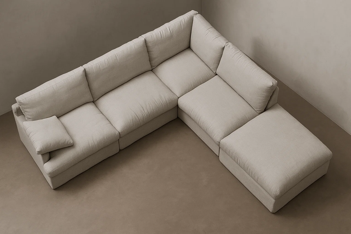 Blues-sofa-pouff-atemporal