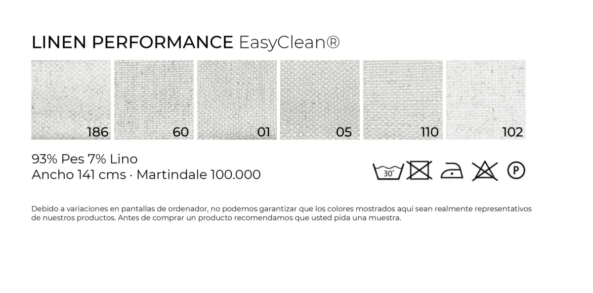 Linen performance colores — Atemporal