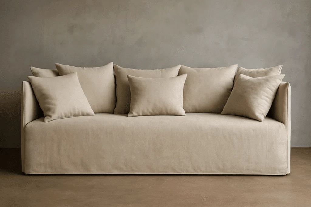 Linus sofá cama nido lino — Atemporal