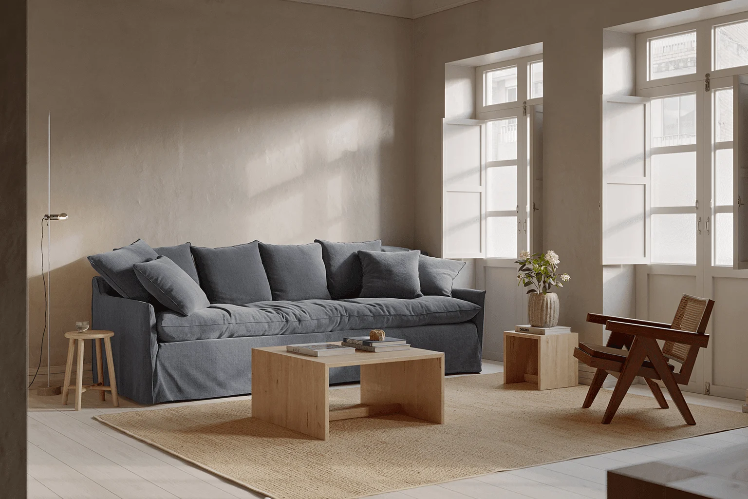 Linus soft ambientada lino — Atemporal
