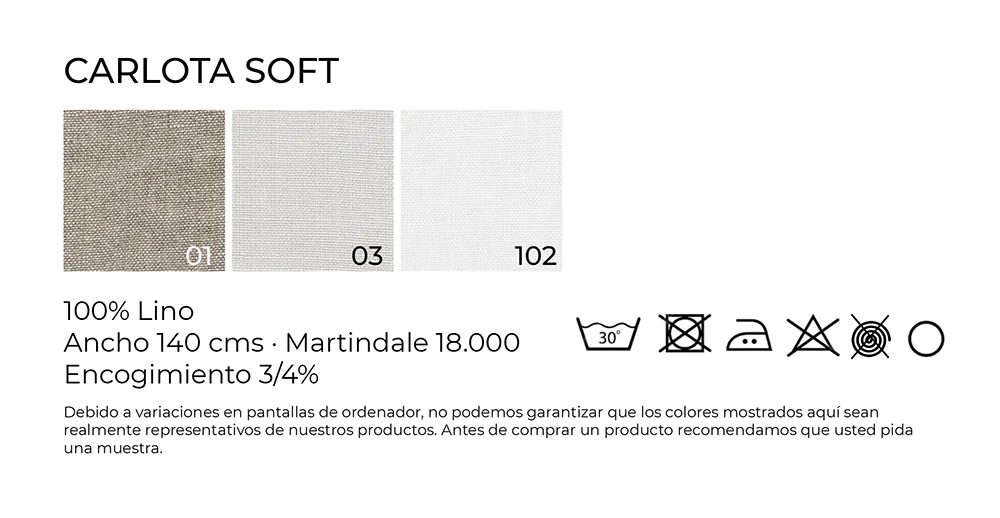 CARLOTA SOFT TEJIDO — Atemporal