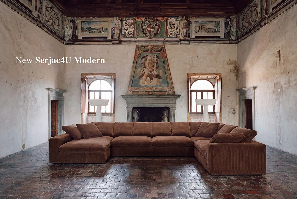 Sofá Serjac 4U Modern de Atemporal en un salón clásico