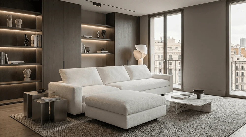 Victor modern white casaa — Atemporal